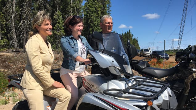 Inauguration of an ATV trail between Quebec City and Saguenay